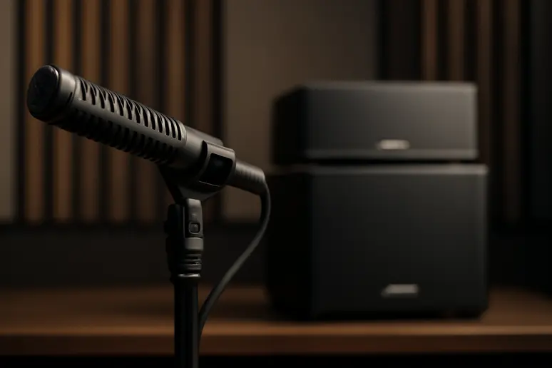 ไมโครโฟน Shotgun & Bose 3.1: ยกระดับคุณภาพเสียง & โฮมเธียเตอร์
